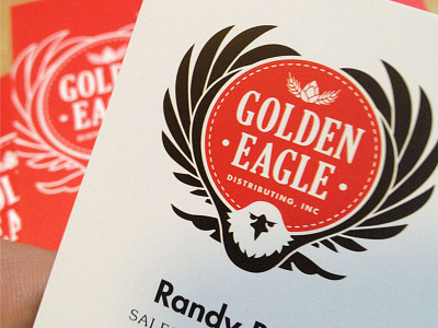 Golden Eagle Identity arthur arthur agency beer business card eagle icon identity illustrator logo mark