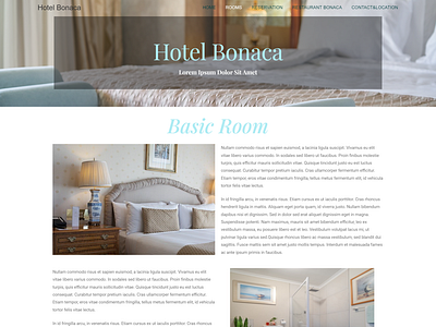 Web Page Hotel Bonaca