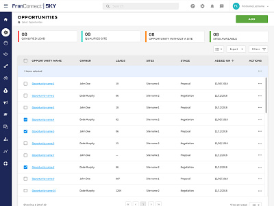 Revised Table design flat typography ui ux