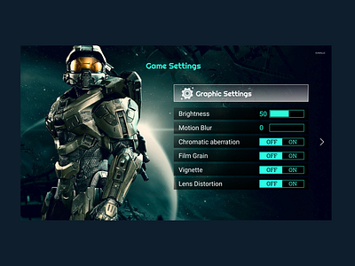 Game settings page