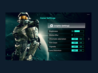 Game settings page