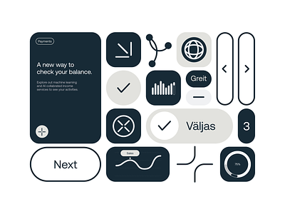 UI Components and Icons Explorations
