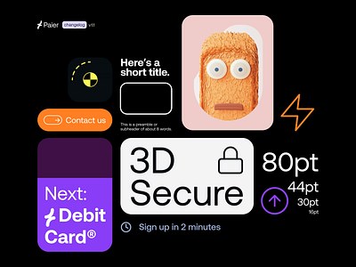 Paier App Visual Experience app branding clean component design experience fintech gateway illustration inspiration layout logo payment system ui ui deesign ux visual
