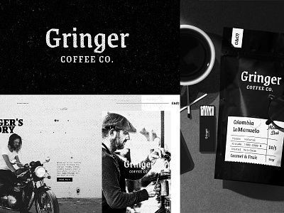 Gringer - Branding Design Concept brand branding design font inspiration logo mockup typography ui vector