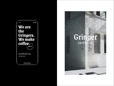 Gringer - Branding Design Concept behance brand coffee design font inspiration logo typography ui