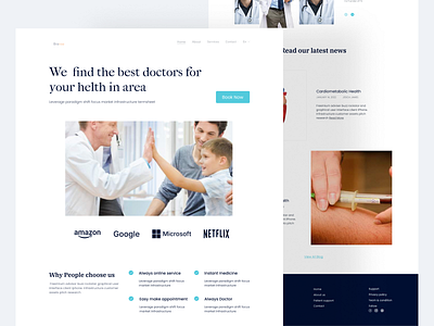 Medical Healthcare service web design