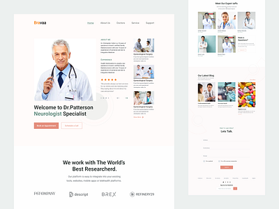 Untu Dental Clinic Landing Page 3d animation branding graphic design logo motion graphics ui