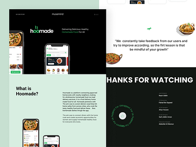 Hoomade - Food Deliver Mobile App | UX Case study 3d animation branding graphic design logo motion graphics