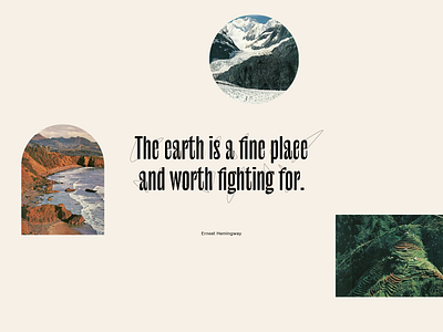 earth day design earth earth day minimal mountains national geographic nature photography typography vector