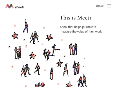 people meeting app community design illustration journalism journalist logo meetup pastel tool typography ui ux