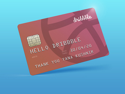 Thank you @yanakushnir for invite. Let's play! dribbble invite lets play thankyou