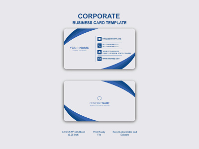 Corporate business card design template branding branding identity business card business card design business card template card template company card contact card corporate business card corporate visiting card graphic design identity cards ready to print stationery design stationery template visiting card visiting card design visiting card template
