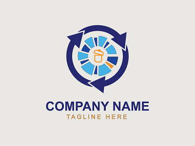 Data Recovery Logo template. Symbol, logo illustration global network