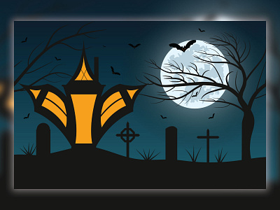 Halloween background pumpkin Concept Illustration halloween background