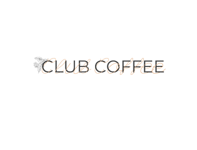 Club Coffee branding design illustration logo logodesign vector