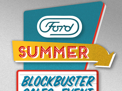 Ford drive-in signage