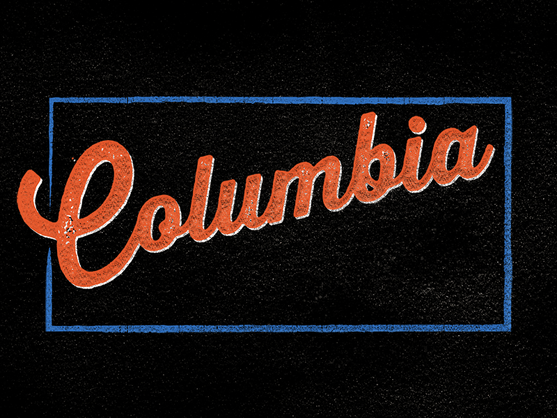 Columbia City animated downtown gif neon sign seattle seattlogos vintage