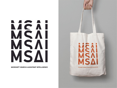 MSAI branding brand brand design branding din microsoft print retro swiss swiss design swiss style typography