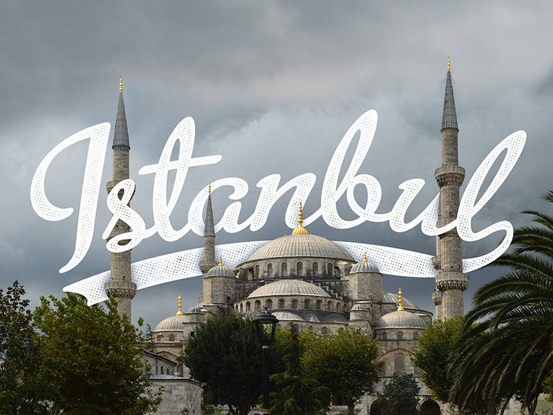 Istanbul photypography bluemosque istanbul script typography photography
