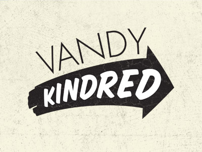 Vandy Logo logo retro texture