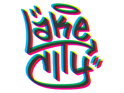 Lake City 3d graffiti seattle seattlogos