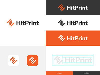 HitPrint - Logo Design app branding design hlogo icon logo mobile onlineprint print vector
