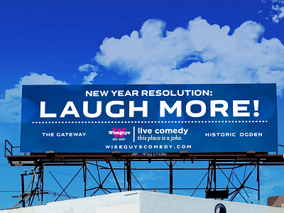 Wiseguys: Billboard Mockup billboard comedy wiseguys