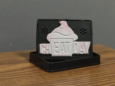 "Cheat Day" Logo Stamp