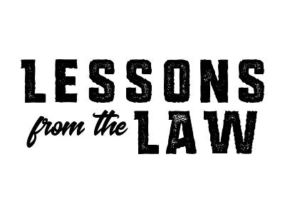 Logo: Lessons From The Law