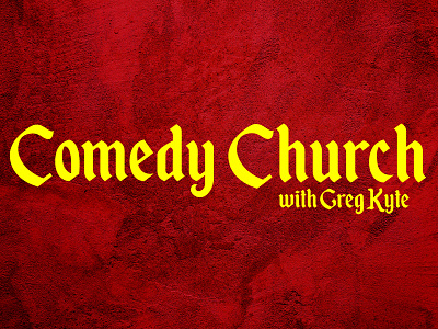 Comedy Church: Logo Update comedy logo