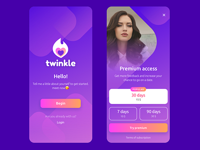 Awesome dating mobile app Twinkle