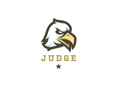 Judge Eagle eagle logo mascot