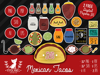 Mexican Tacos svg