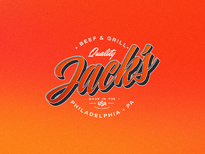 Jacks Beef & Grill project branding design graphic design logo typography vector