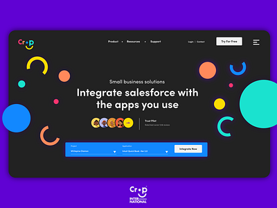 Crop International – Landing page