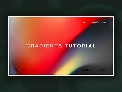 Gradient wallpaper tutorial branding design graphic design tutorial vector wallpaper