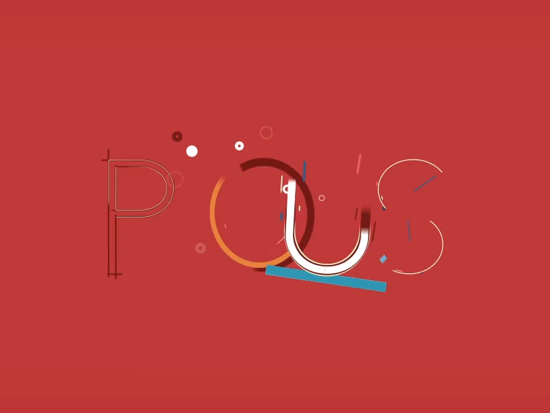 Picus Typeface Animation 2d animation lettering logo motion graphics type typography
