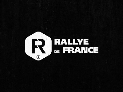 Rallye De France - Logotype automotive brand car design f hexagone identity logo r rally sport