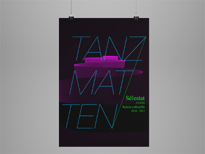 Tanzmatten Poster 2 festival graphic design poster theater festival