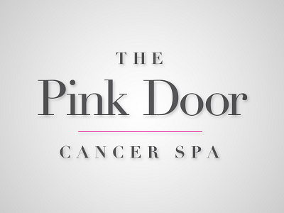 The Pink Door | Cancer Spa Logo