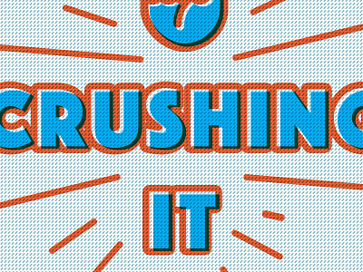 Crushing It quotes typography