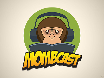 Mombcast 2013 Logo 1-up illustrator logo monkey