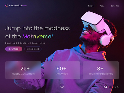 Metaversical.com - A Metaverse Landing page