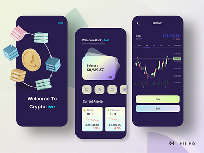CryptoLive -  A crypto trading platform