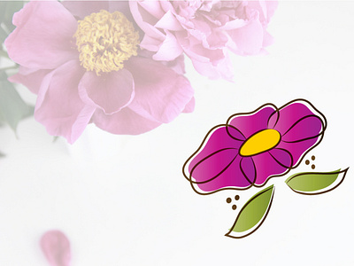 Flower Logo beauty branding brandlogo flowerlogo logo logodesign logoforsale nature pink plant plantlogo spalogo
