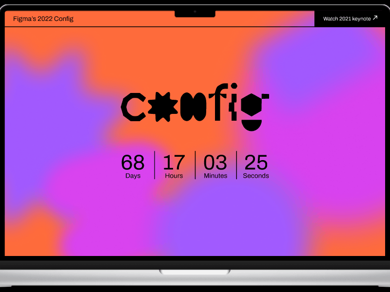 DailyUI 014 - Countdown timer animated background animated timer countdown timer dailyui design desktop figma gradients ui