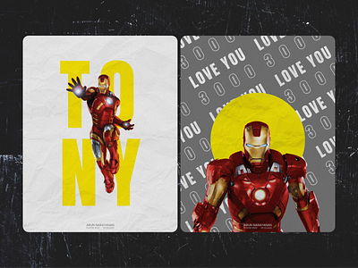 Iron Man : Brutalism Poster Experiment brutalism design figma graphic design iron man poster tony stark