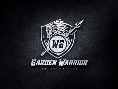 GARDEN WARRIOR. branding custom design fiverr graphic design gym logo