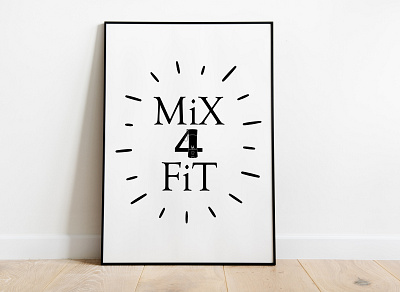 Mix 4 Fit branding design graphic design vector