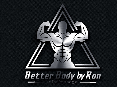 Better Body by Ron branding graphic design gym